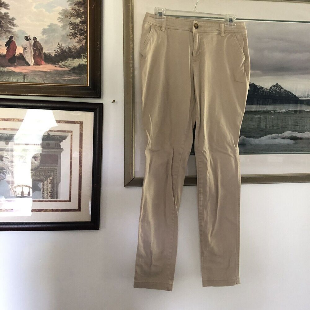 Old Navy Sweetheart Tan Skinny Pants Women’s Sz 4 A810